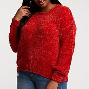 Charlotte Russe red sweater